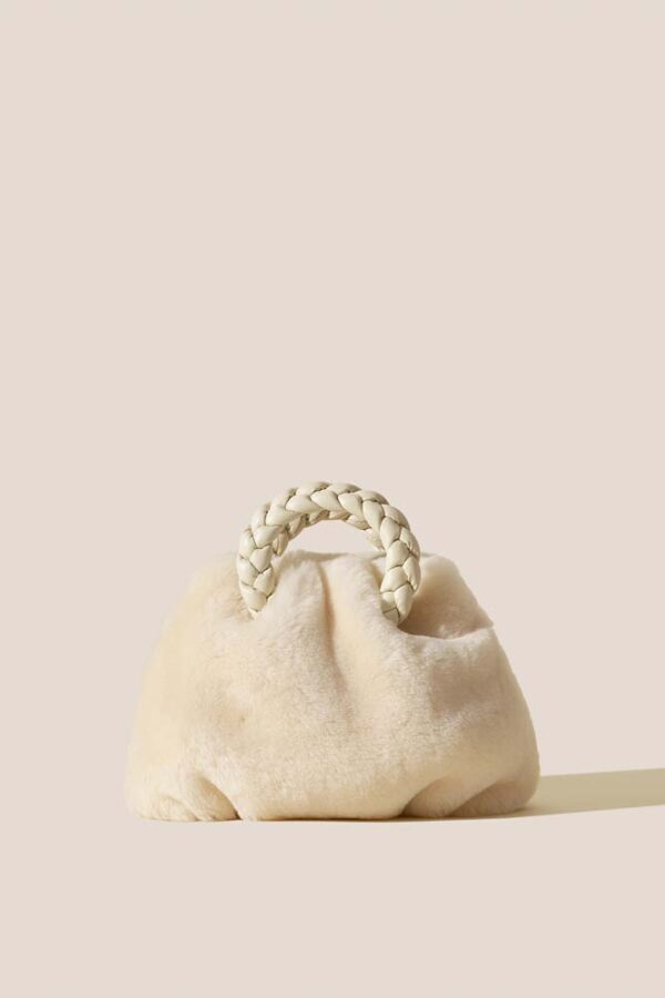 Bombon Shearling Bag Cream