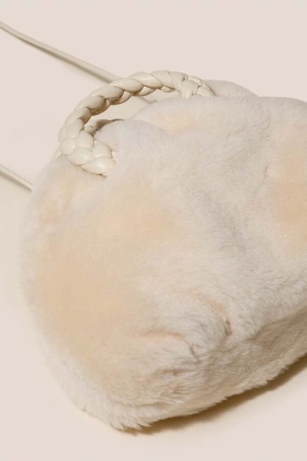 Bombon Shearling Bag Cream - Image 2