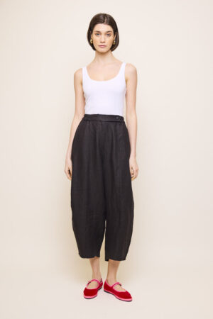 Curved Linen Pant