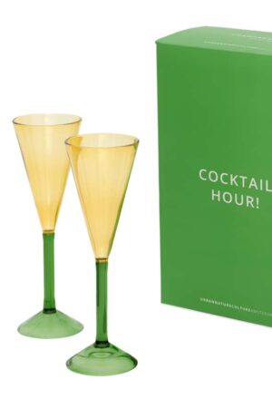 Flute Cocktail Glass Set