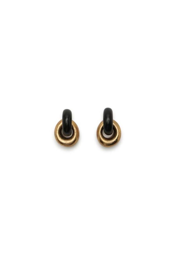 Havana Earrings Black/Gold