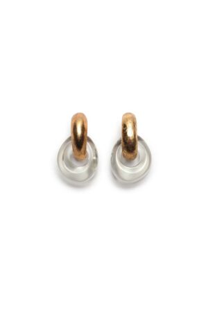 Havana Earring Gold/Clear