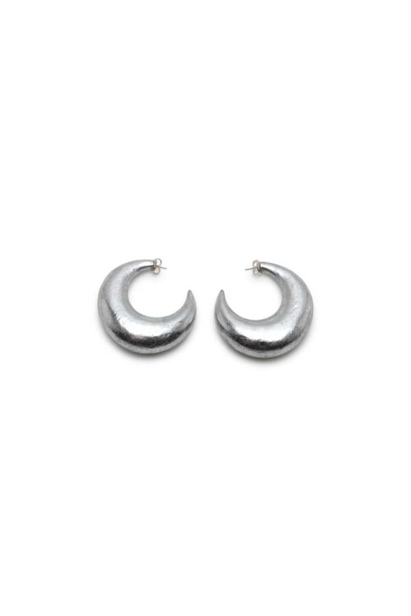 Half Moon Earring Silver