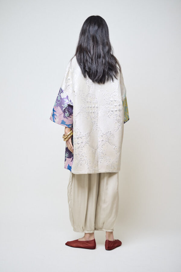 Print Jacquard Coat - Image 2