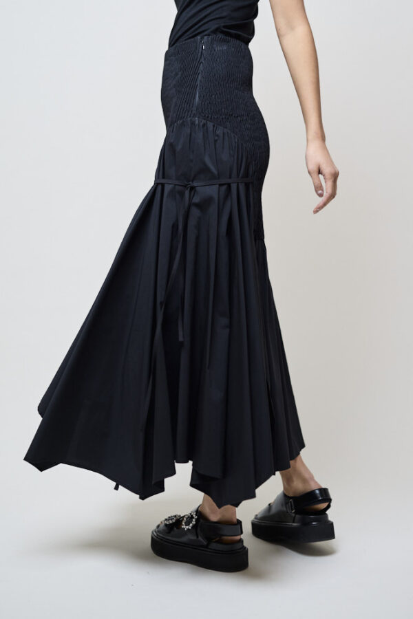 Tie Poplin Skirt - Image 3