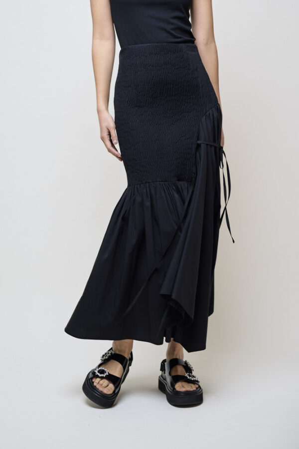 Tie Poplin Skirt - Image 2