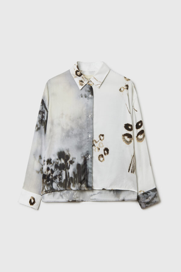 Printed Bi-colour Shirt - Image 4