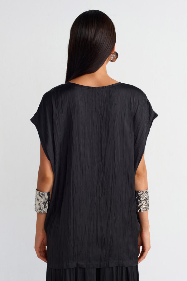 Crinkle Satin Top - Image 2