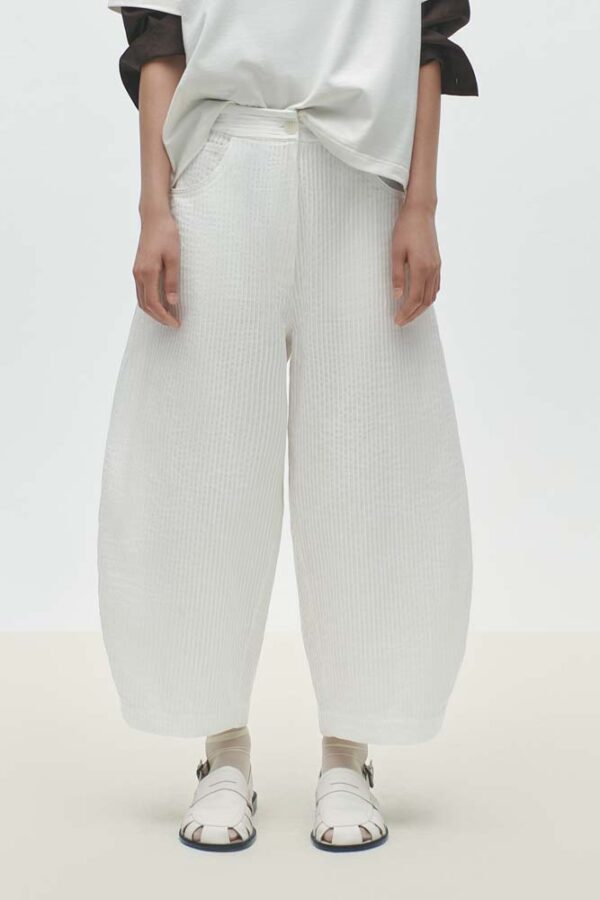 Tubular Curved Pant