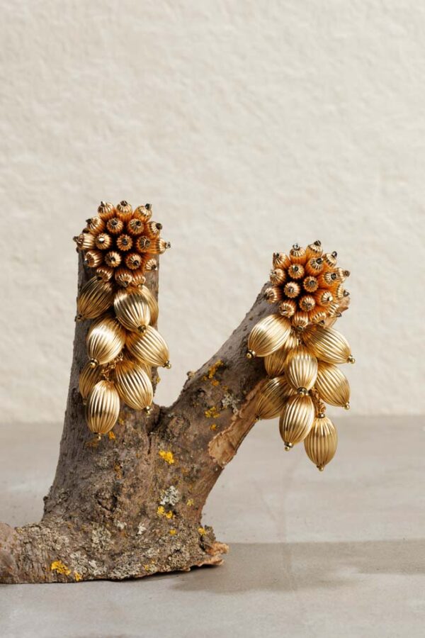 Cluster Drop Earrings