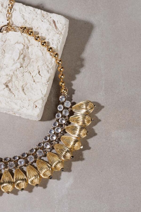 Crystal Drop Collar Necklace - Image 2