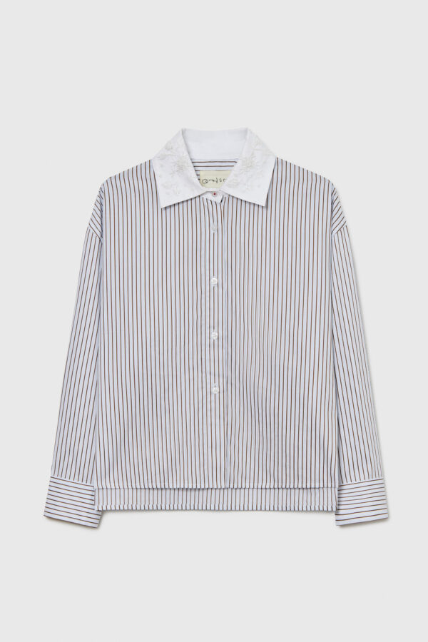 Embellished Stripe Shirt - Image 4