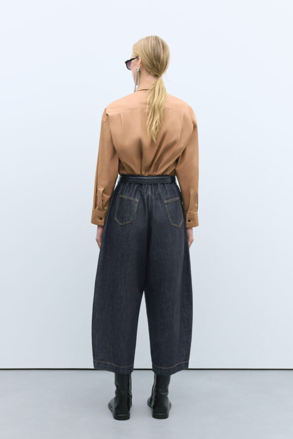 Denim Curve Pants - Image 3