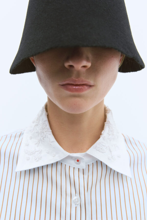 Embellished Stripe Shirt - Image 3