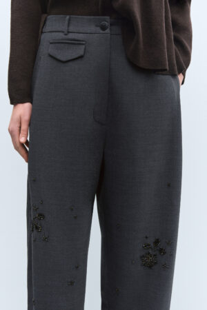 Embellished Tailoring Pants