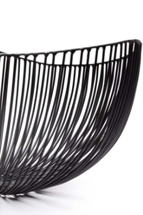 Metal Basket in Black - Image 3