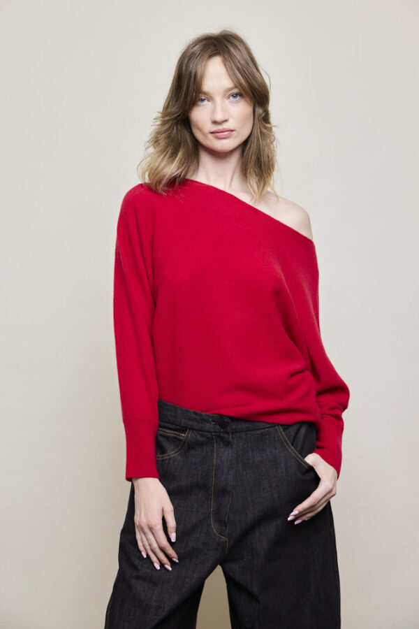 Yangon Boatneck Sweater - Image 4