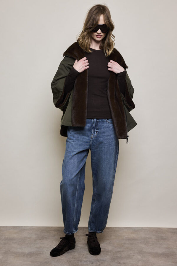 Cape Faux Fur
