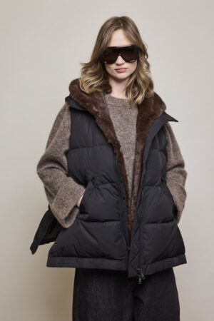 Padded Faux Fur Gilet