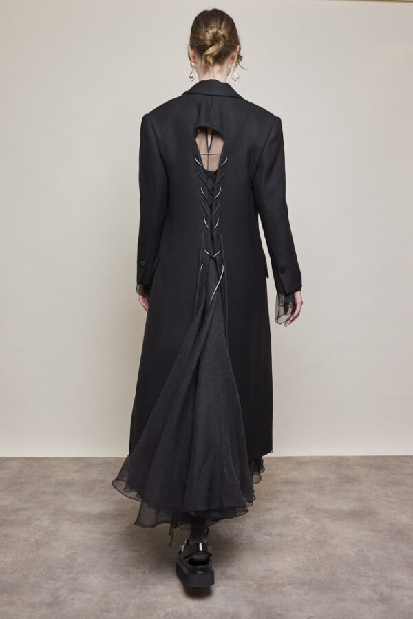 Lace Back Coat - Image 3