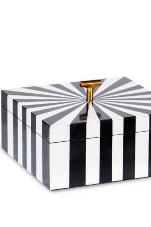 Stripe Square Box