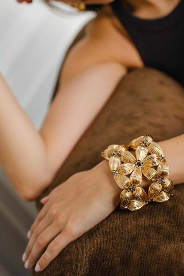 Large Flower Bracelet - Image 4