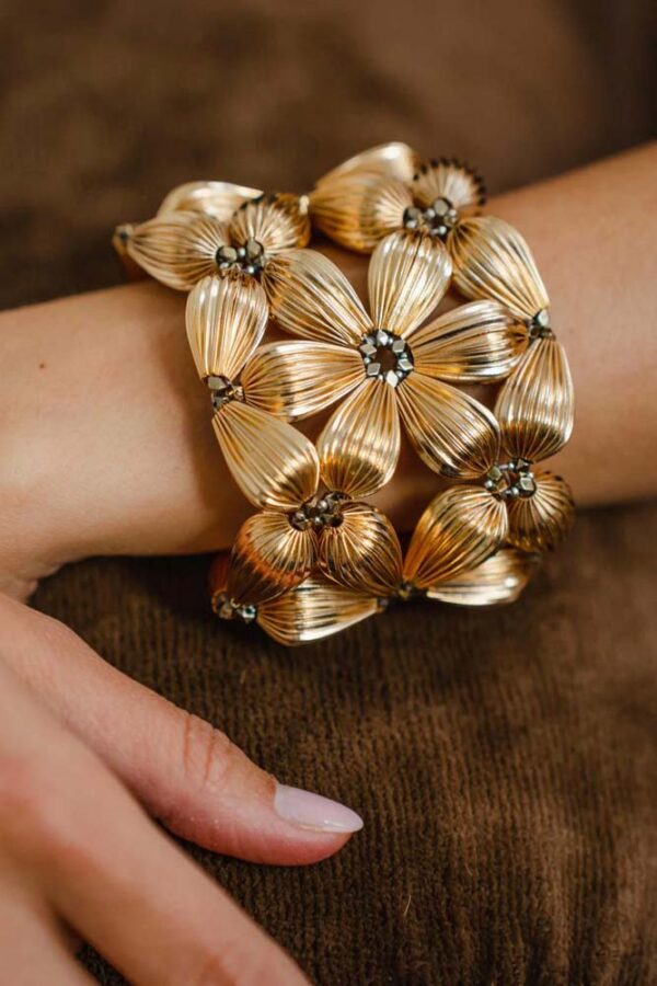 Large Flower Bracelet