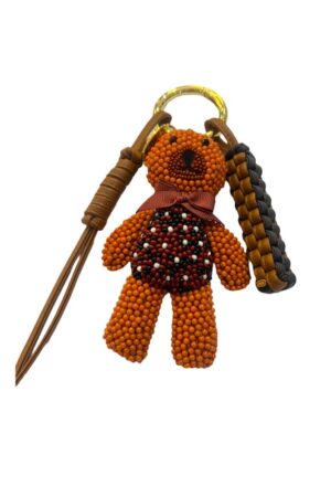 Beaded Teddy Bag Charm