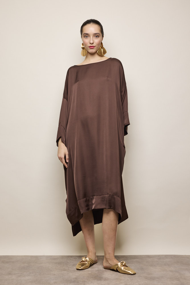 Boatneck Midi Dress